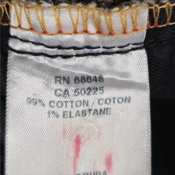 Allen B. by Allen Schwartz Jeans Womens Size 27 Cropped Gray Wash Cuffed Hem - Picture 13 of 16